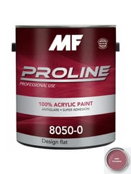 Краска MF Paints Proline Red 8050 моющаяся глубокоматовая (3,8л) MF 0087 (шт.)