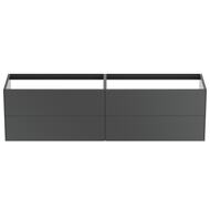 Тумба под раковину Ideal Standard CONCA (1985x505x540) 4 ящика, антрацит матовый лак T3993Y2
