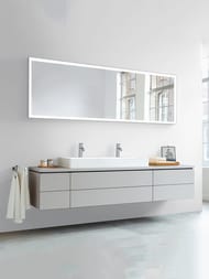 ������� Duravit L-Cube 2000�700�67 � 4-��������� ����������, ������, ����� ������� LC7387018180100
