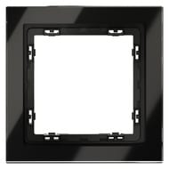 Рамка на 1 пост Voltum S70 VLS110108 стекло, черный