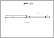 Душевая дверь Vincea Como-N 1600х1950 стекло тонированное/профиль черный, VDS-4CN160CGB — миниатюра 6