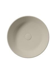 Раковина накладная GSI KUBE X (450х450х130), без перелива, цвет: бежевый матовый 942708 — изображение 2