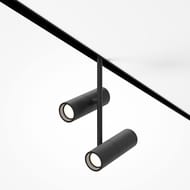 Трековый светильник Maytoni Elti Duo (Элти Дуо) TR005-2-2X12W3K-B Exility 3000K 24Вт 36°, IP20, черный