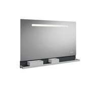 Зеркало Burgbad Fiumo 1200х700х30 LED, USB, сенсор, обогрев, рейлинг, панель графит SFXU120FOT56