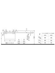 Тумба под раковину для столешницы Duravit L-Cube 820х400х547 2 ящика, белый глянец LC581702222 — изображение 3