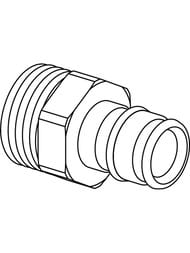 ����������� Uponor Q&E � �������� ������� 25-3/4" HP, ������ 1047862