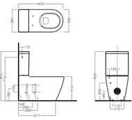 ���� ����������� �������-������� Hatria Fusion Y1ZB01 670�380�410 ������������, ���������, �����