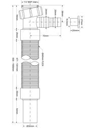 ����� ������������� McAlpine � ��������� ��� ���. �������, ����� 600-1500��, 1 1/4"�32��, MRMF115W