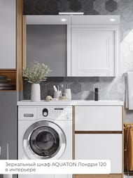 ���������� ���� AQUATON ������ 120 1A267402LH010  1168x130x750 5 ���������� �������, �����