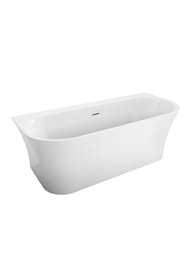 Ванна акриловая BelBagno BB711-1700-750 (1700х750х600) пристенная,полукруглая,белый