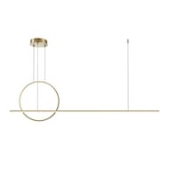 Подвесной светильник Maytoni Halo (Хэло) MOD247PL-L49BSK, 40Вт, 120°, IP20, LED, латунь