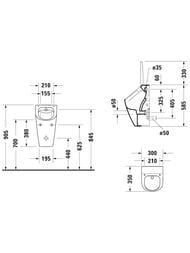 ������� DURAVIT ME by Starck 300�350�585 ������������ ,��������� 281230