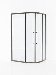 Душевой уголок CEZARES RELAX (900х1200х2000) RELAX-304-RH-2-120/90-C-GM стекло прозр./оружейн. сталь