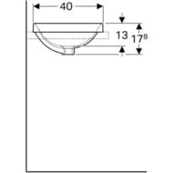 �������� Geberit VariForm (600�400) ������������, � ��������� 500.730.01.2