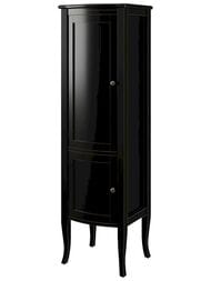 Пенал Caprigo Треви nero lucido 465х1600х420 левый 11550L-В032