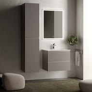Тумба под раковину SANCOS Snob R (590x445x500) подвесная, два ящика, Doha Soft  SNR60SM