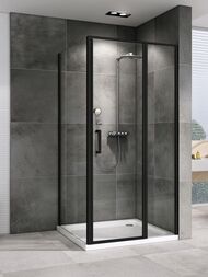 Душевой уголок ABBER Sonnenstrand AG04100BS-S100B (1000х1000х1950) стекло 6мм прозрачное/черный — изображение 2