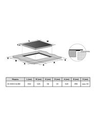 ������������ �������� ������ Korting HI 43053 BW (450�520) 3 ���� �������, �����