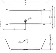 ����� ��������� RIHO LUSSO 180x80 ��� ������������, �������������