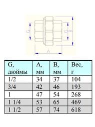 ����� ��������� VALTEC 1" �� ������, ���������� VTr.340.N.0006