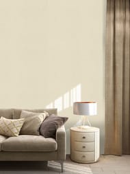 Обои виниловые на флизелине Rasch Country Living (1,06х10,00) моноколор, горчичные 971361 (рул.)