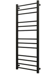GROTA ECO CLASSIC Полотенцесушитель "Лесенка" 480x1200 черный RAL9005, диаг./ниж. покл. D-1/2"