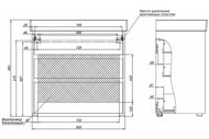 ����� ��� �������� Aquanet Nova Lite 85 (820�435�735) ���������, 3 �����, ��� ������������ 302477