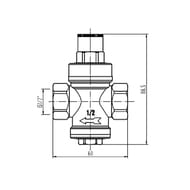�������� �������� VALTEC 1/2" ��������� 1-6 ���,  VT.083.N.04