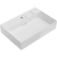 Раковина KERAMA MARAZZI TECNOLOGICA Logica мебельная/подвесная 700х480х145 с 1 отверстием, белая гл. LO.wb.70.1