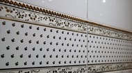 Бордюр KERAMA MARAZZI Карандаш Бисер (6х200) золото глянцевый POD015 (шт.)