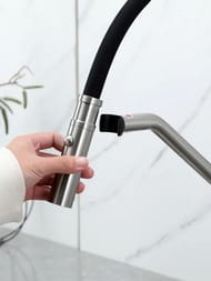 Смеситель для кухни с гибким изливом , GAPPO сатин, G4098-15