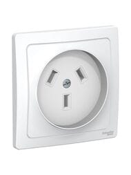 Розетка Systeme Electric BLANCA скрытой установки силовая 2р+n, 32а, 250в, белый BLNSR003231