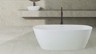 Раковина SALINI Sofia S-Stone (560х335х150) накладная, матовая, белая 1101206SM