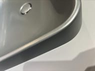 Уценка! Тумба с раковиной Duravit Happy D.2 Plus 1300х408х550 2 ящ., подсветка, цвет: серый матовый