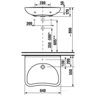 �������� ��������� Roca ACCESS ZRU9307659 (640�550�170) ��� ����� � ���. �������������, �����