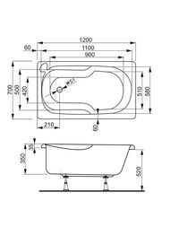����� ��������� VAGNERPLAST NIKE 120 (1200�700�350) �������������, ����� VPBA127NIK2E-04