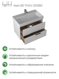 ����� � ��������� toHit Aset 80 (810�470�590��) ���������, 2 �����, ����: ����� TH04-120380