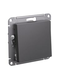 Выключатель Systeme Electric ATLASDESIGN 1-клавишный, схема 1 10АХ, механизм, базальт ATN001411