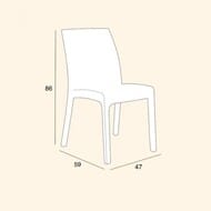 ���� B:RATTAN VIRGINIA (47x59x86), �������������, �����
