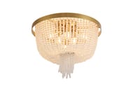 Потолочный светильник Freya Ornament (Орнамент) FR1008CL-04BS, IP20,латунь