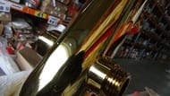 Уценка! %Душевая система AM.PM X-Joy F0785A499 смеситель-термостат, верхний и ручной душ, золото - уценка. — изображение 5