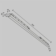 Трековый светильник Maytoni Basis Exility (Базис Эксилити) TR030-4-30WTW-DD2-B 2700-6000K 30Вт 120° Dim Dali2, IP20, черный