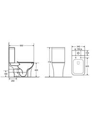 ������-������� Aquatek Optima Square AQ4411-00 650x340x770�� ������������, � ��������, ����: �����