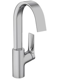 Смеситель Hansgrohe Vivenis 75030000 для раковины, поворотный излив 210, сливной гарнитур, хром — миниатюра 1