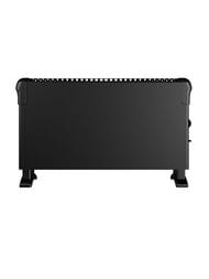 Конвектор Thermex Cadorna 2000 Black (325х525х170) до 25 кв.м, 2 кВт, мех.упр, черный