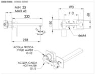 Смеситель для раковины Remer Absolute AU15PLVO, латунь состаренная — миниатюра 2