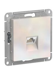 Розетка Systeme Electric ATLASDESIGN компьютерная RJ45 механизм жемчуг ATN000483