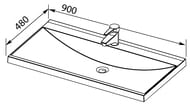 �������� Aquanet ���� 90 900�480  �������� ������, ����� 284114