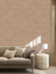 Обои флизелиновые Hygge II Summer Hg10 003/1 (1,00х10,05) штукатурка, коричневые (рул.)