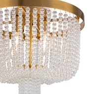 Потолочный светильник Freya Ornament (Орнамент) FR1008CL-04BS, IP20,латунь